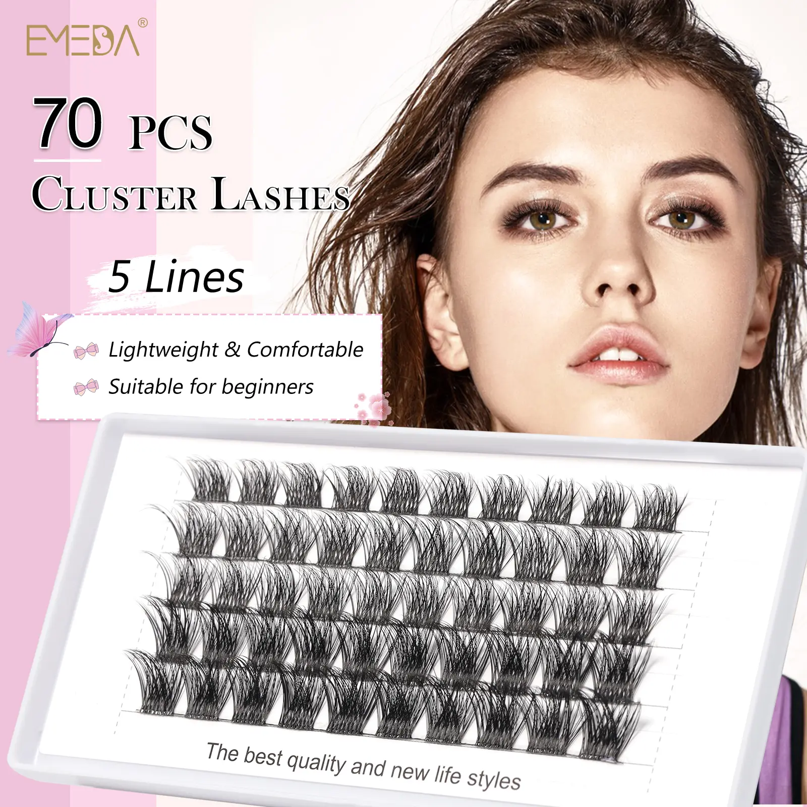 DIY lash extension  Easy at home  Make you more beautiful  High quality  Wholesale price